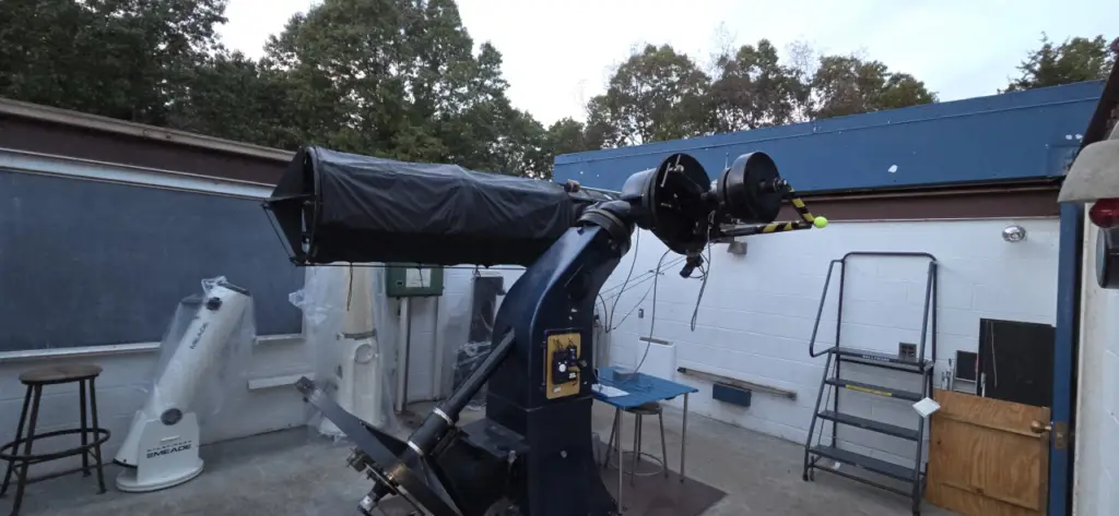 Getting the McMath ready for observing - Photo by Tim Miller