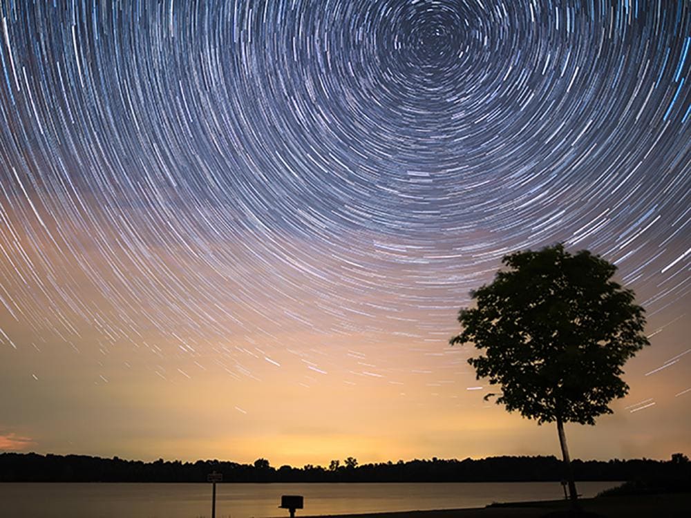 Lake Hudson Starry Sky