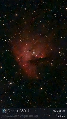 NGC 281W - Jeff Kopmanis - Pac-Man Nebula