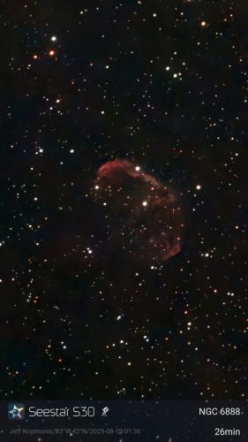 NGC 6888 - Jeff Kopmanis - Crescent Nebula