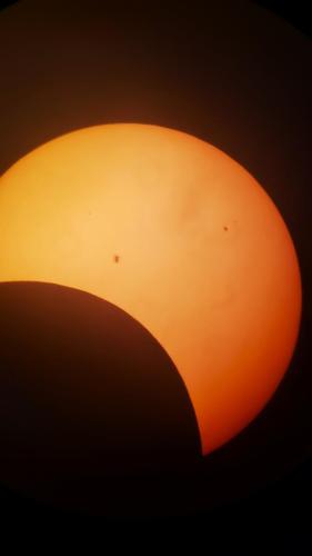 Bowling Green, OH - 95% Partial - Doug Bock - 2024-solar-eclipse-partial-phase-20240408 143025-processed