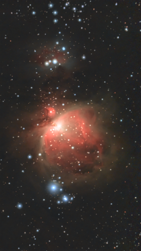 Orion Nebula (M42) and Running Man (NGC 1977) - Feb 15, 2026 - Jeff Kopmanis