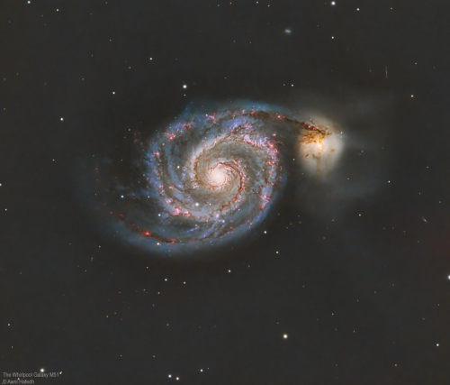 M51 (Whirlpool Galaxy) - Awni Hafedh - May 2020/March 2021/April 2022