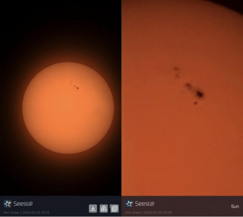 Sunspot #6590 - David Cooke - February 23, 2024