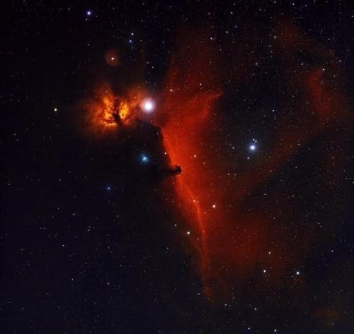 Flame & Horsehead Nebula - Gary Nichols