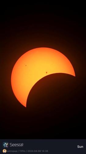 Tiffin, OH - Dorian Jurgle - 1/3 eclipsed - image0-a