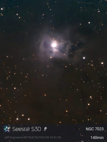 NGC 7023 - Iris Nebula - Jeff Kopmanis