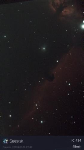 IC 434 (Horsehead Neb) - SUBRAHMANYA S YELLAYI - March 15, 2024